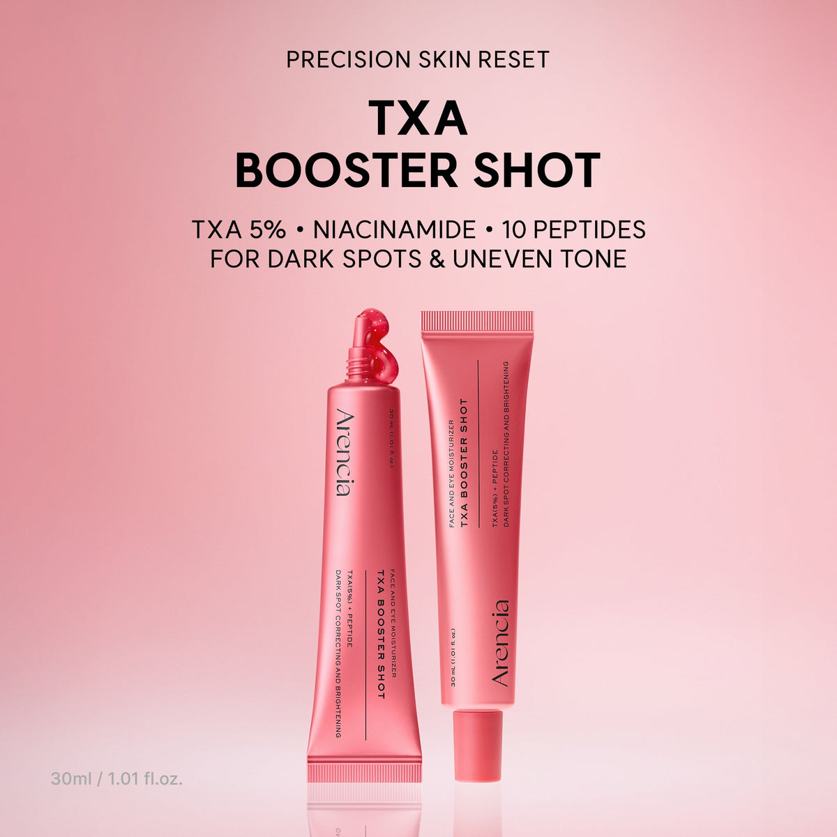 TXA Booster Shot texture and application