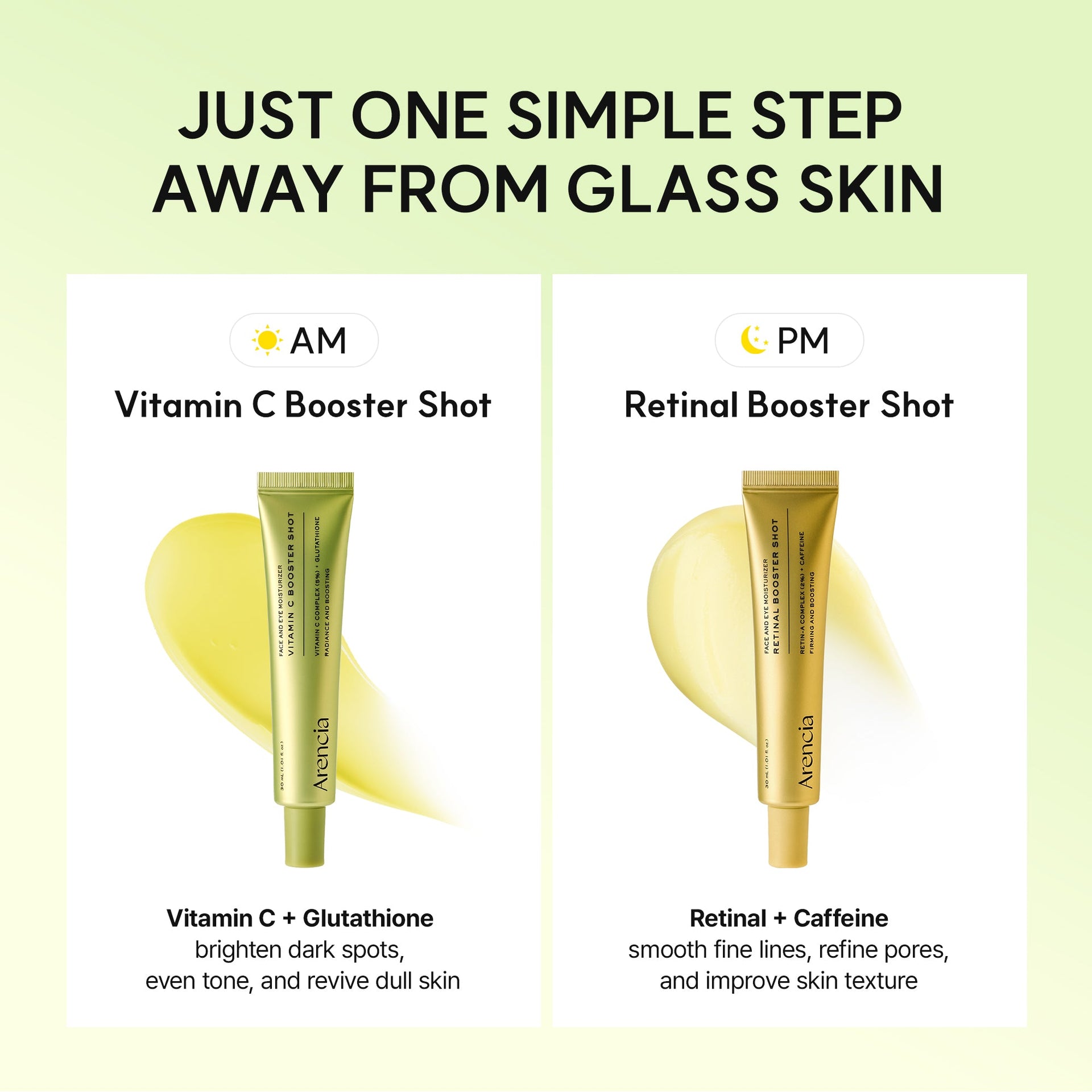 Booster Shot Skin Renewal Duo texture and application