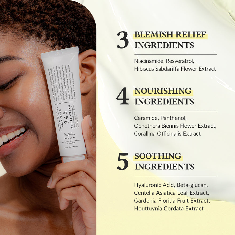Dr. Althea 345 Relief Cream ingredients – ceramide peptide hyaluronic acid