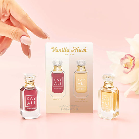 KAYALI Vanilla 28 & Musk Santal 34 Mini Duo Gift Set