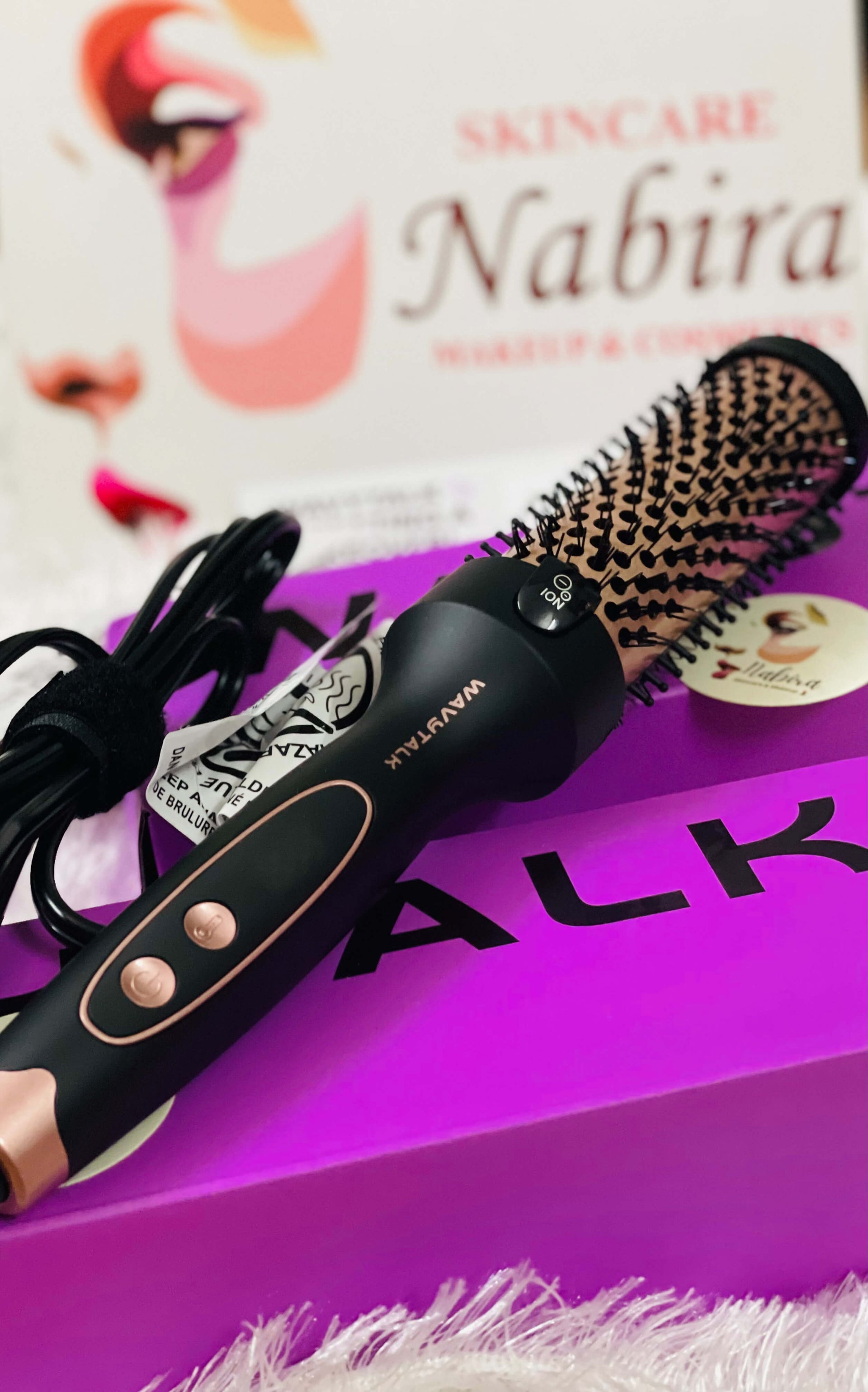 Blowout Boost Thermal Brush black – ionic thermal styling brush