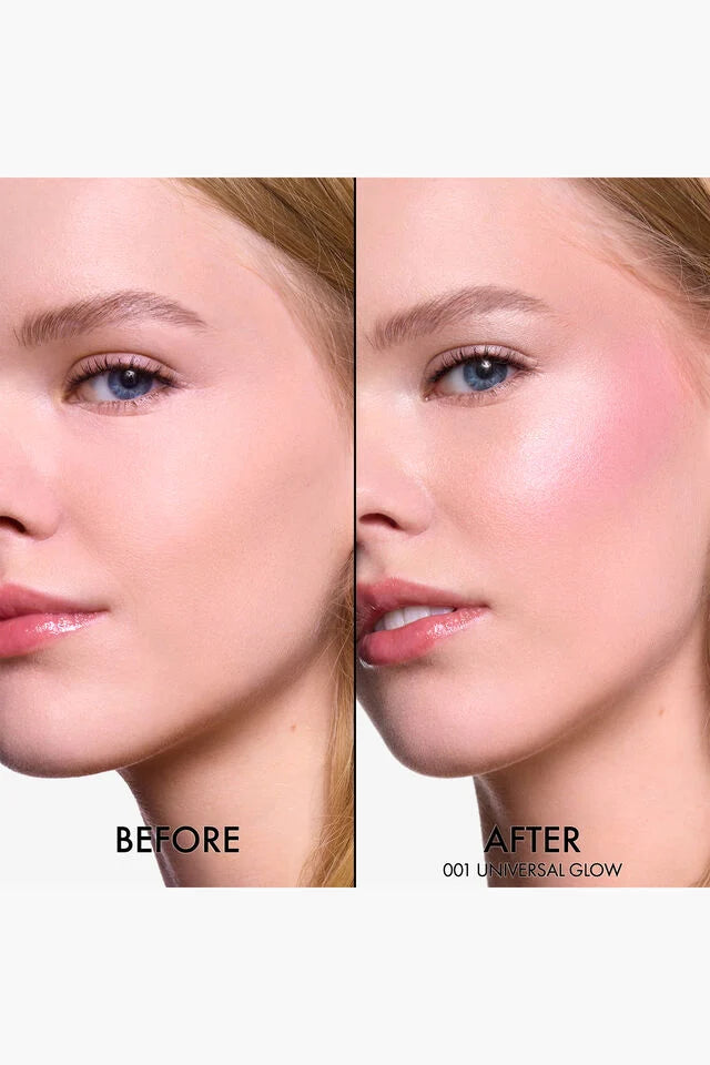 Dior Backstage Highlighter result – radiant luminous skin finish