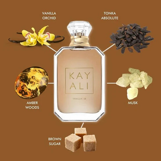 Kayali Vanilla 28 EDP 10ml Pakistan – warm vanilla gourmand scent