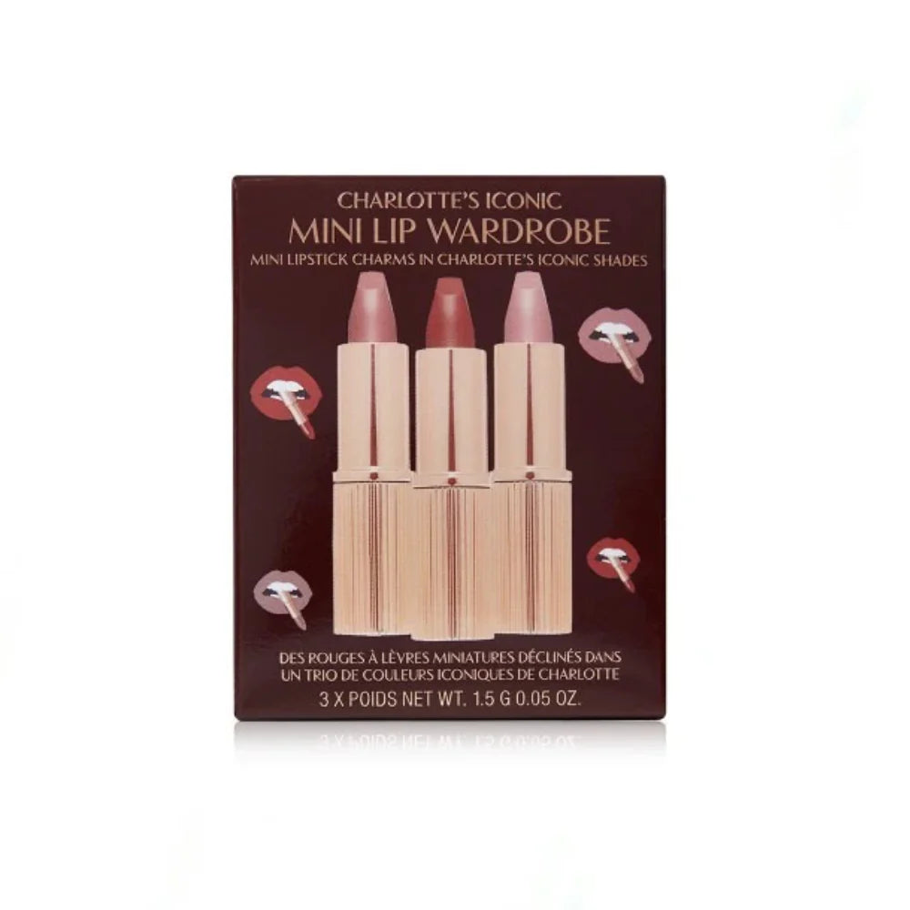 Charlotte Tilbury Iconic Mini Lip Wardrobe Lipstick Trio – buy Pakistan Nabira