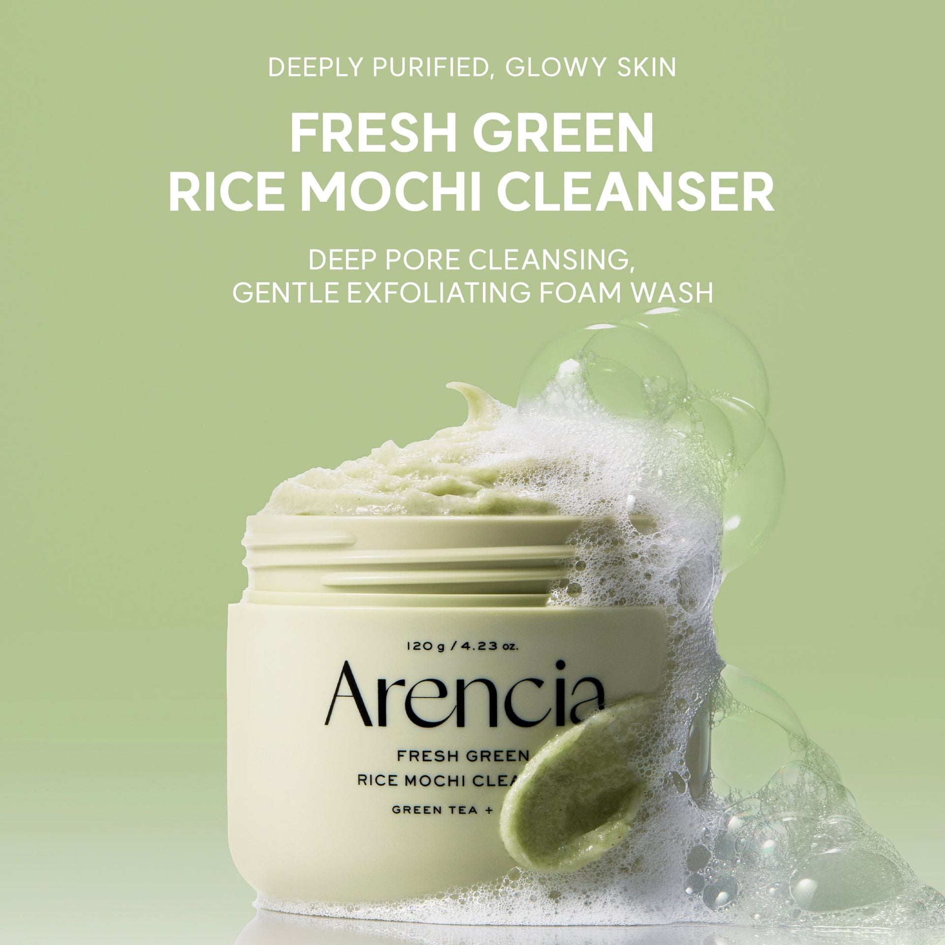 Mochi Glow Starter Duo cleanser lifestyle shot