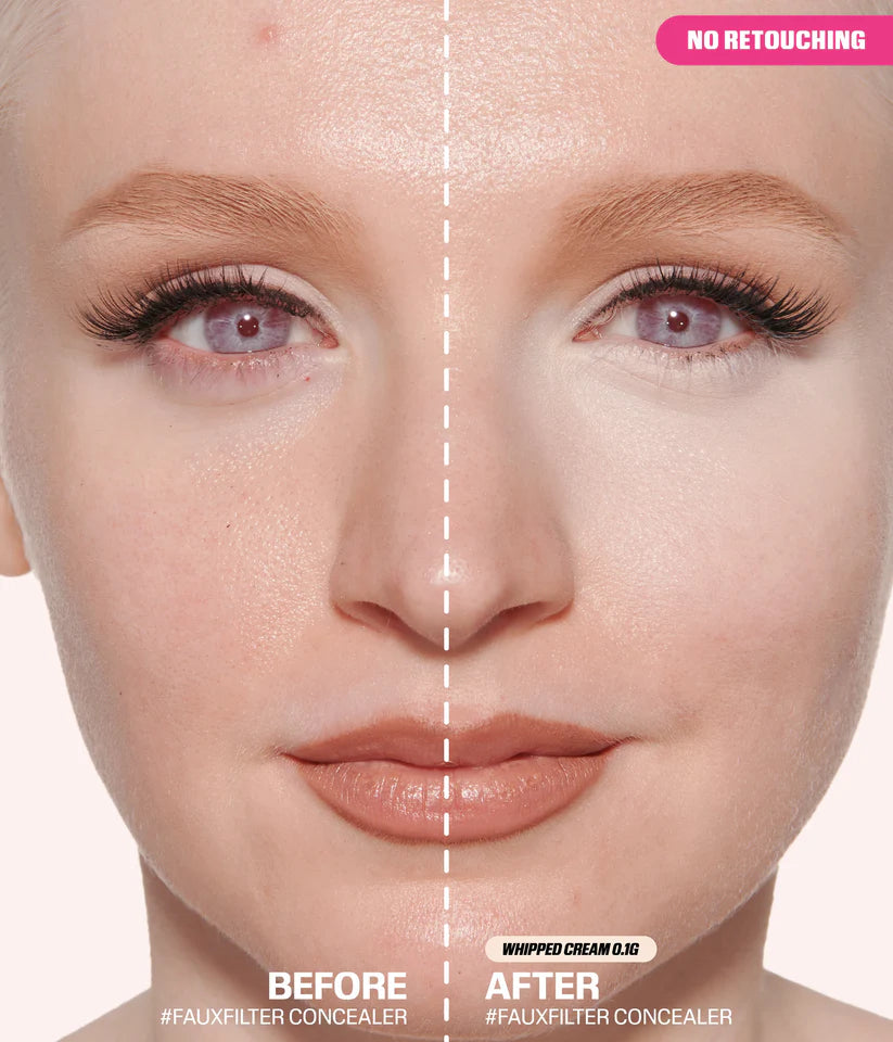 Huda Beauty Concealer result – flawless under eye coverage