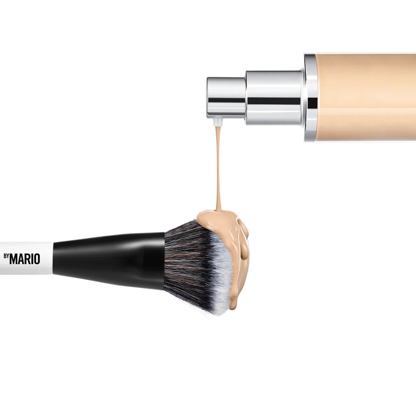 Makeup by Mario F4 Brush bristles – flawless foundation blending tool