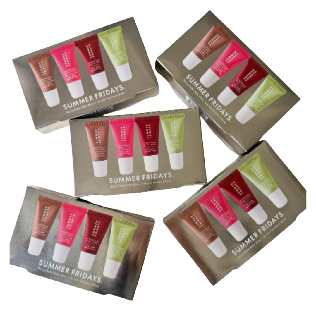 Summer Fridays
The Mini Neutrals Lip Butter Balm Set